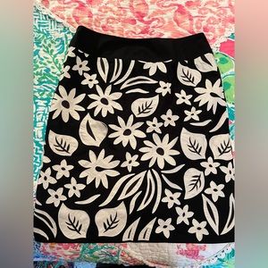 Liz Claiborne floral print mini skirt NWOT